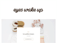 Tablet Screenshot of eyeswakeup.com